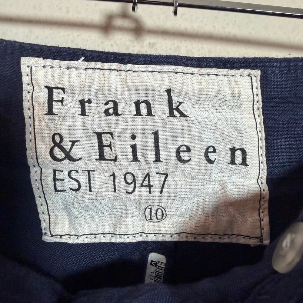 Frank & Eileen Jameson Utility Jogger in Navy Linen Size 10 - Picture 4 of 6